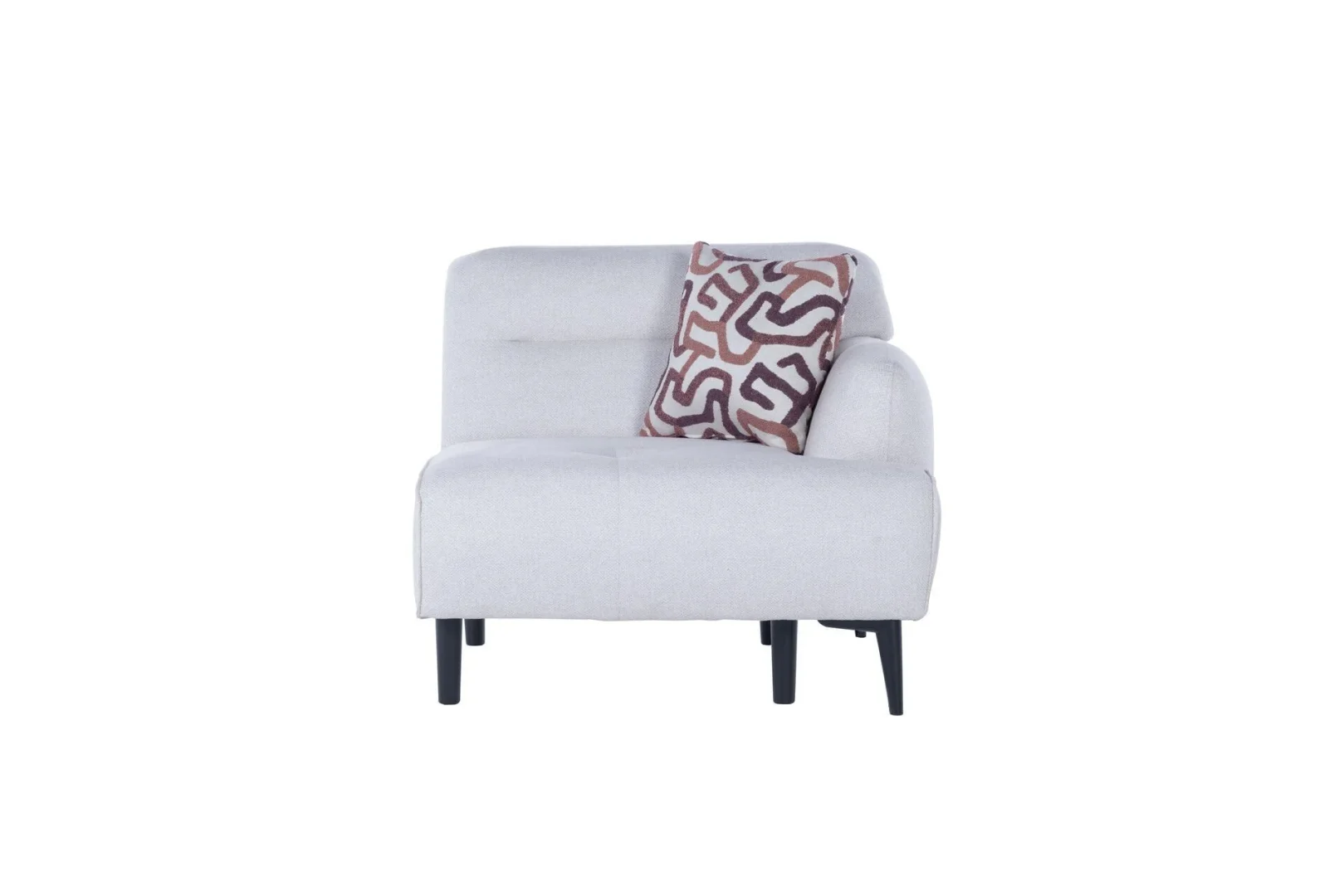 William Köşe Ters Tek Kollu Tekli Krem