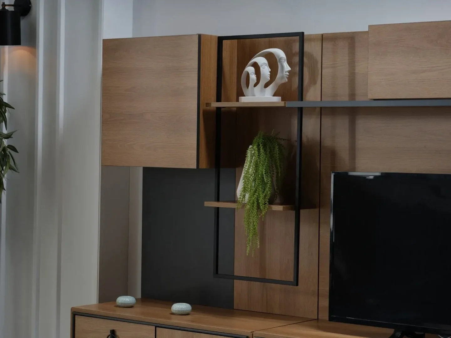 Vista TV Ünitesi Yan Dolap Modül Ceviz